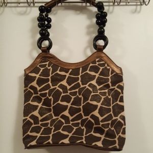 Animal print Bueno shoulder handbag